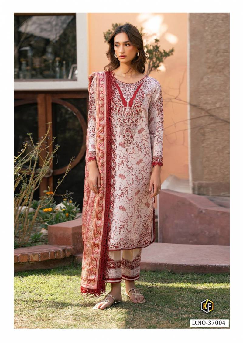 Heavy Lawn Dress Material with Cotton Dupatta