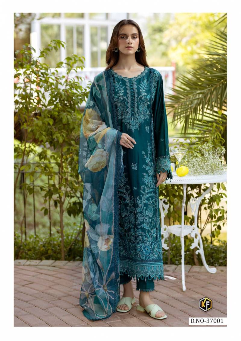 Heavy Lawn Dress Material with Cotton Dupatta
