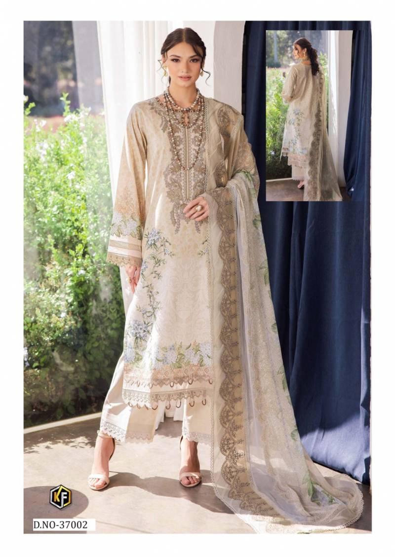 Heavy Lawn Dress Material with Cotton Dupatta