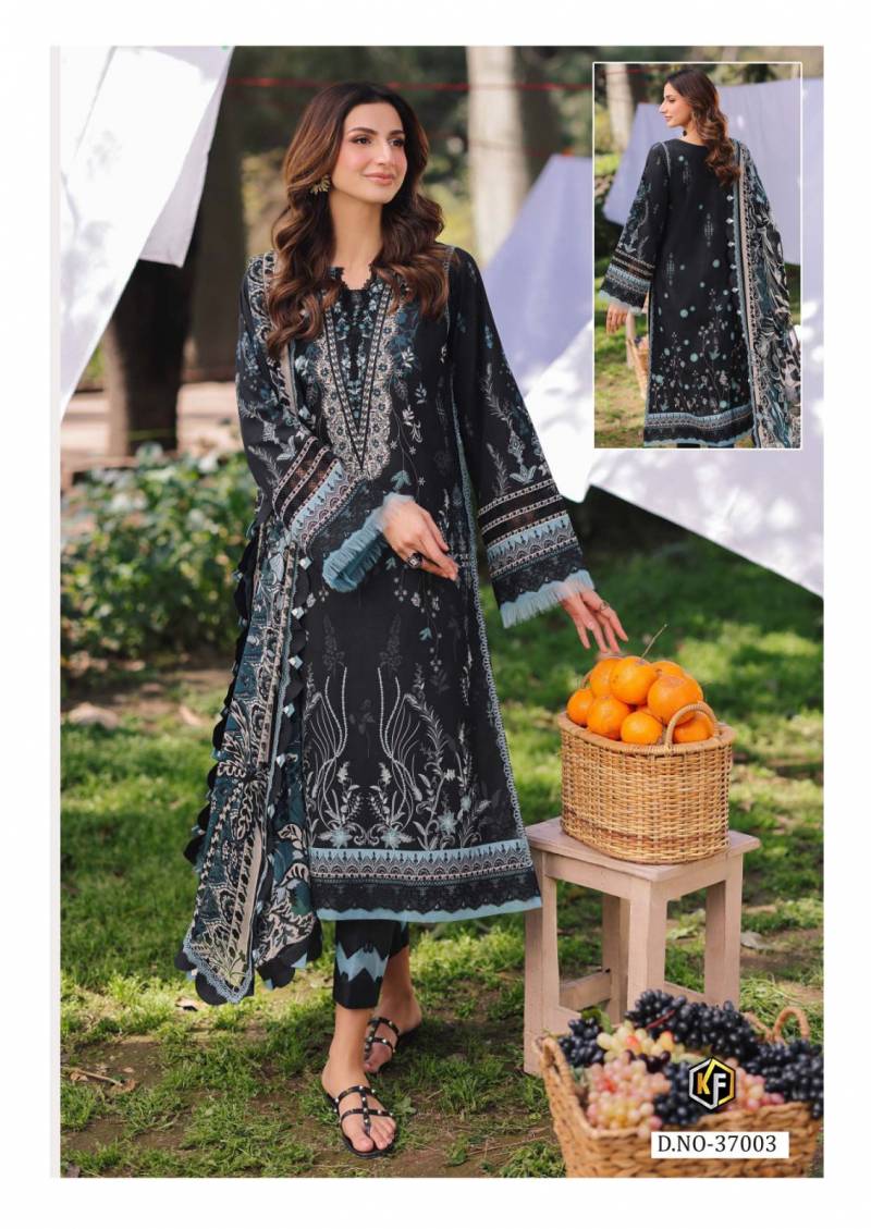 Heavy Lawn Dress Material with Cotton Dupatta
