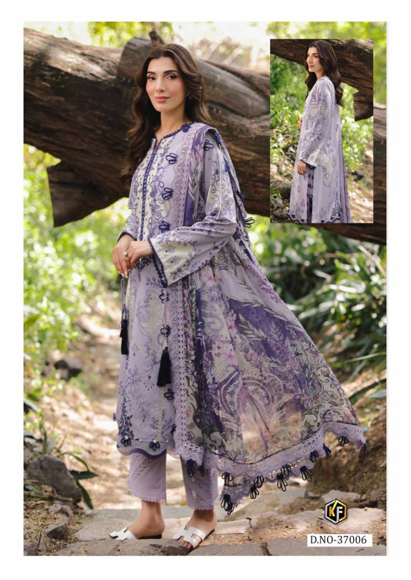Heavy Lawn Dress Material with Cotton Dupatta