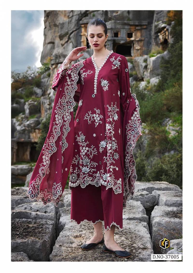 Heavy Lawn Dress Material with Cotton Dupatta