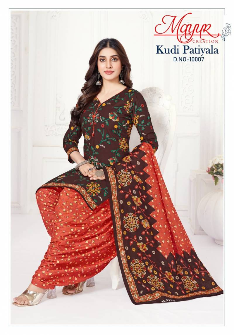 Mayur Kudi Patiyala Vol.10 – Pure Cotton Dress Material | Patiala Suit Set