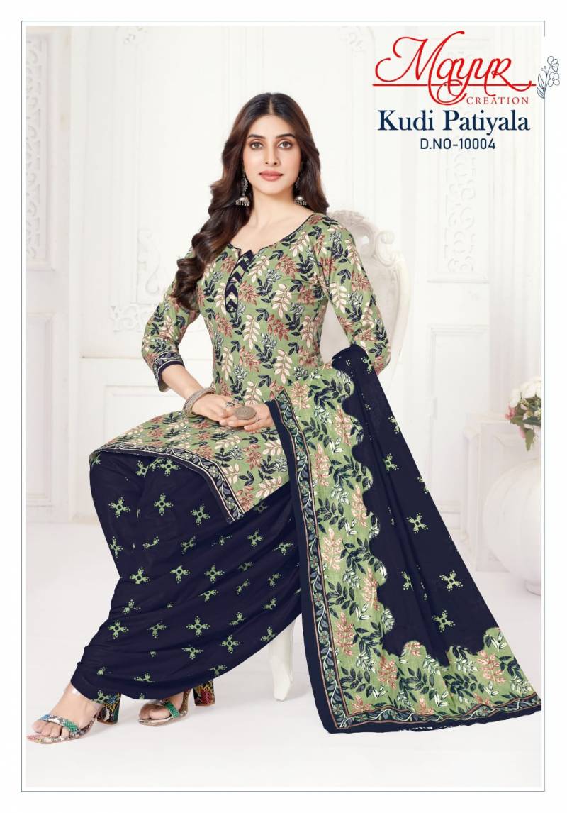 Mayur Kudi Patiyala Vol.10 – Pure Cotton Dress Material | Patiala Suit Set