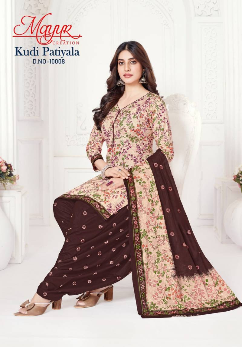Mayur Kudi Patiyala Vol.10 – Pure Cotton Dress Material | Patiala Suit Set