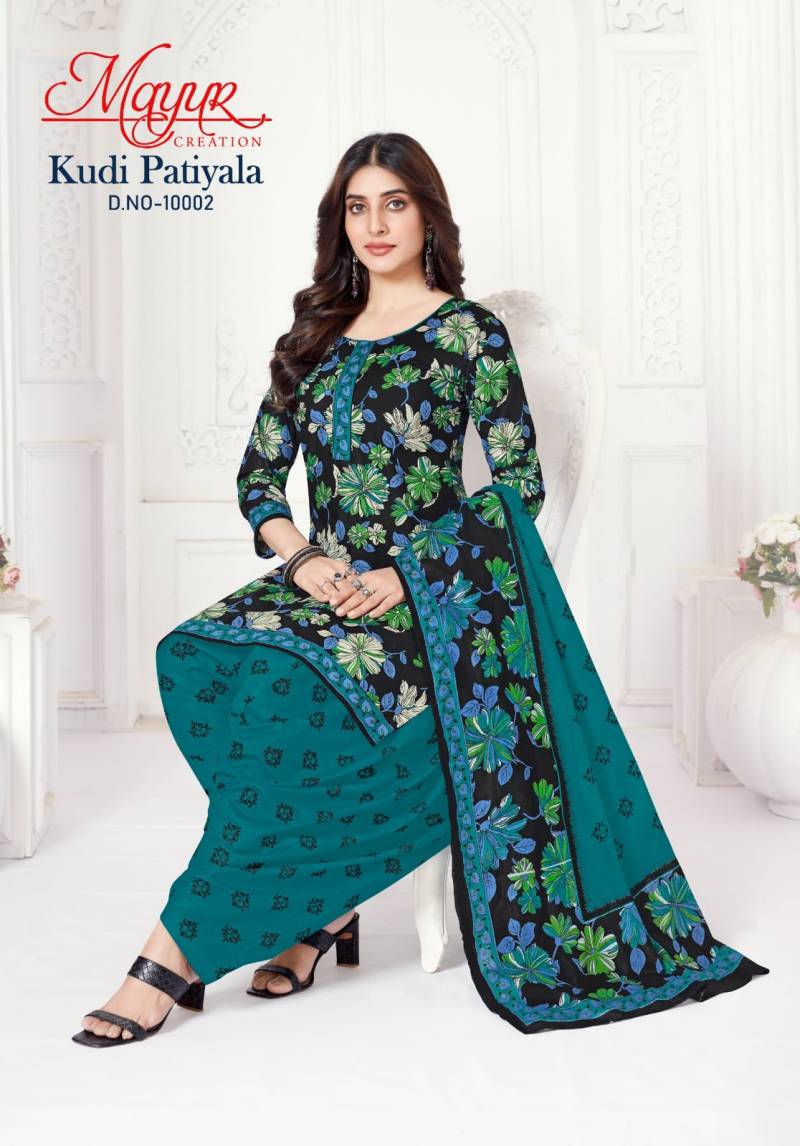 Mayur Kudi Patiyala Vol.10 – Pure Cotton Dress Material | Patiala Suit Set