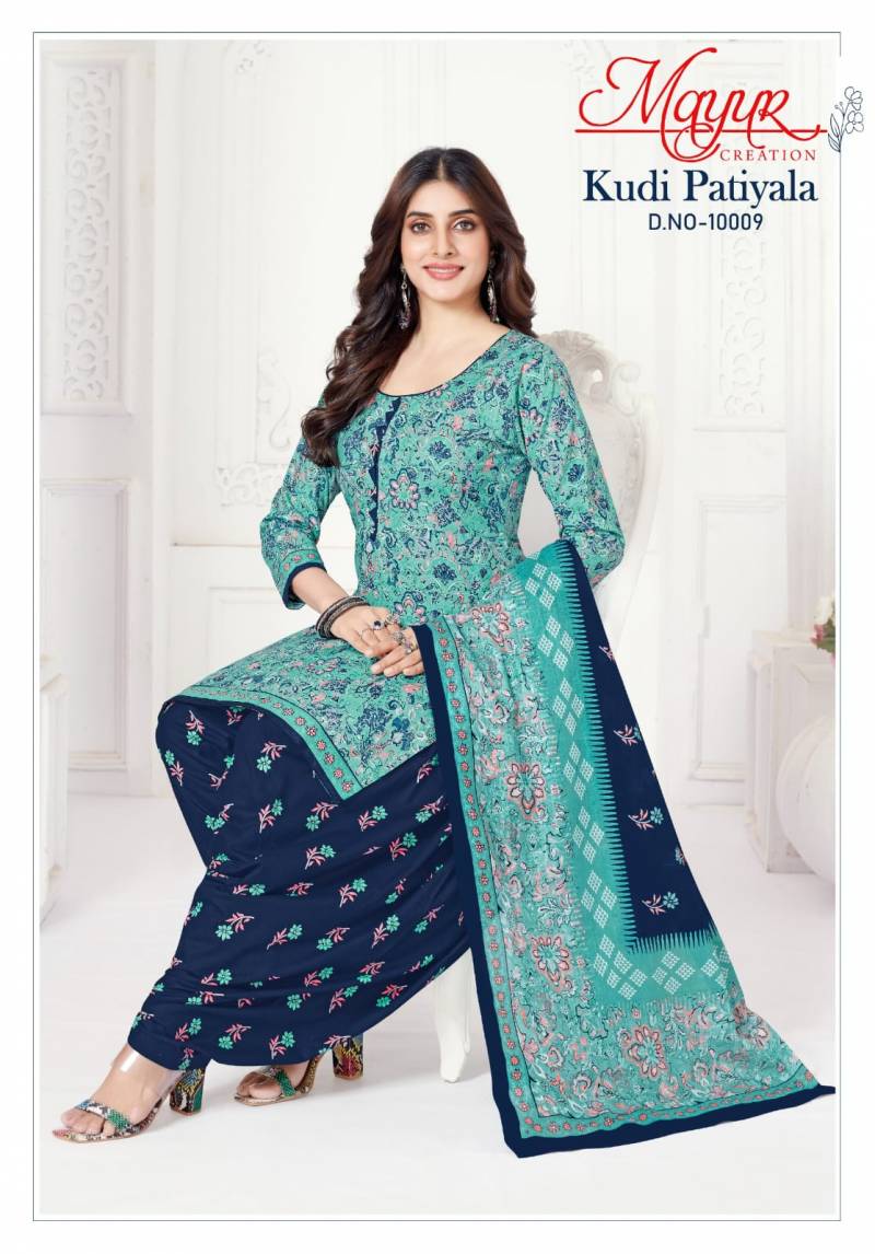 Mayur Kudi Patiyala Vol.10 – Pure Cotton Dress Material | Patiala Suit Set