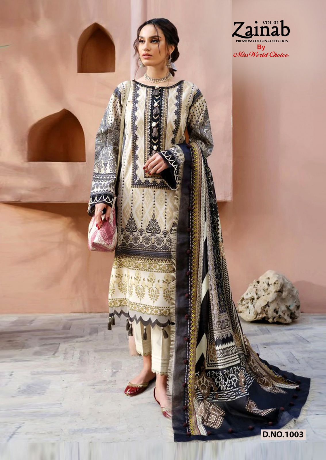Zainab Readymade Pakistani Lawn Suit - Elegant Design, High Quality