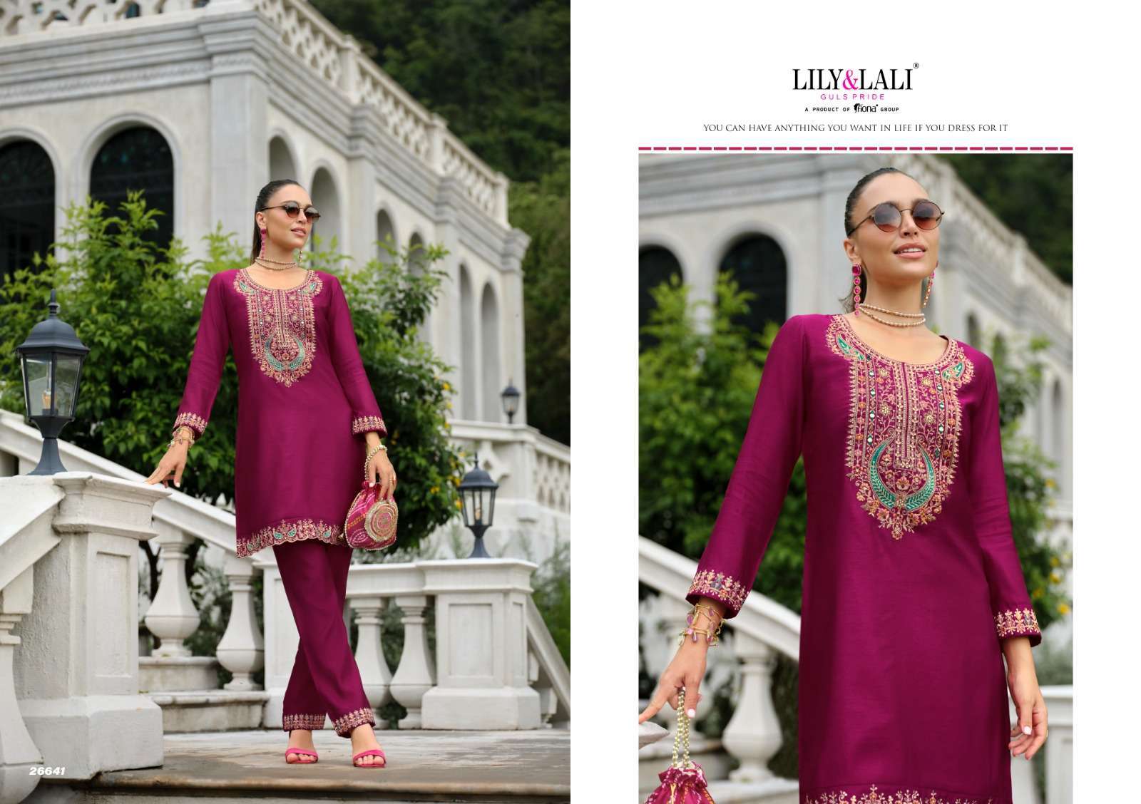 Pure Tissue Silk Premium Work Co Ord Set