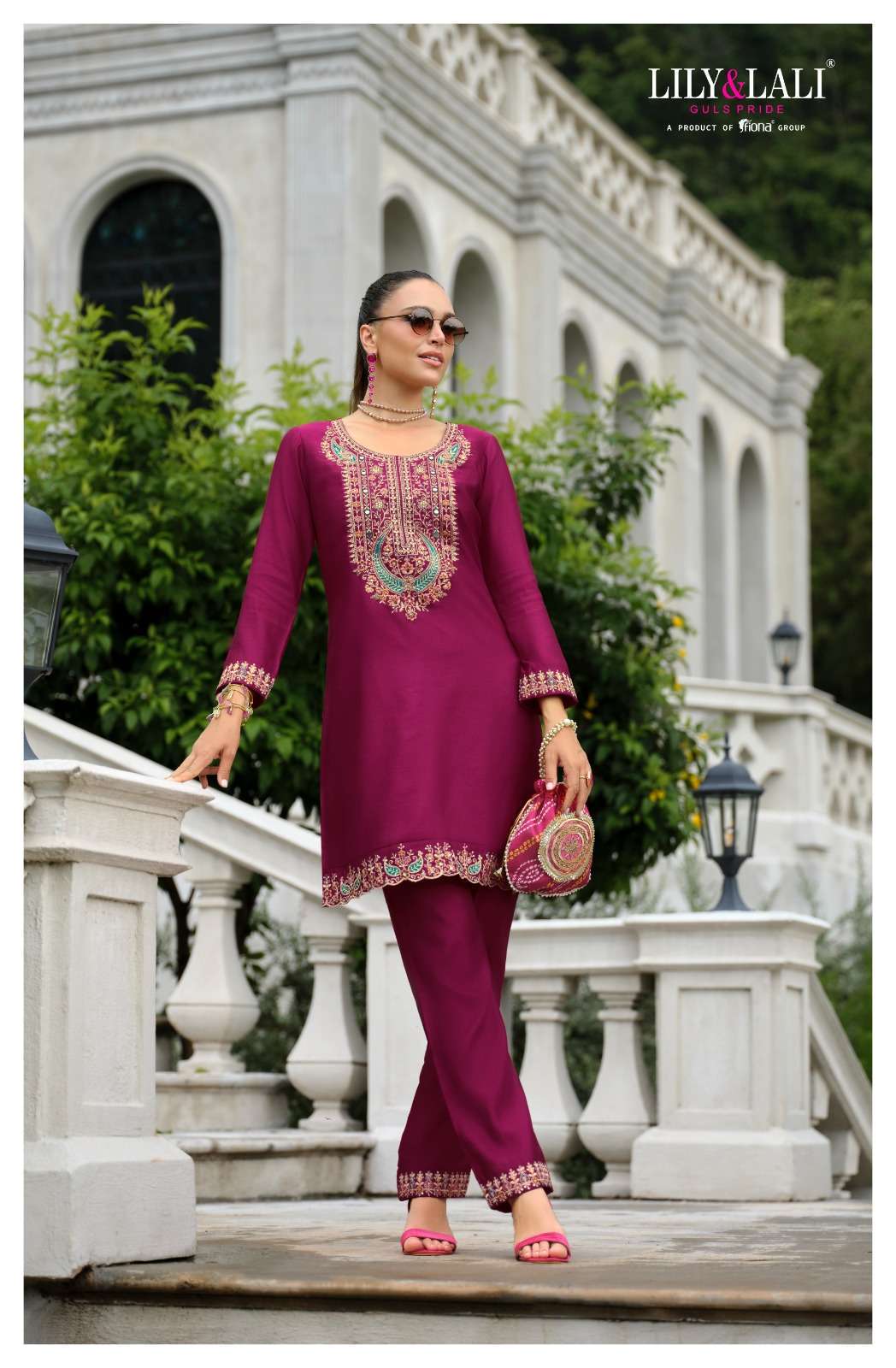 Pure Tissue Silk Premium Work Co Ord Set