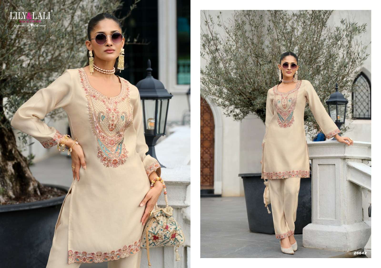 Pure Tissue Silk Premium Work Co Ord Set