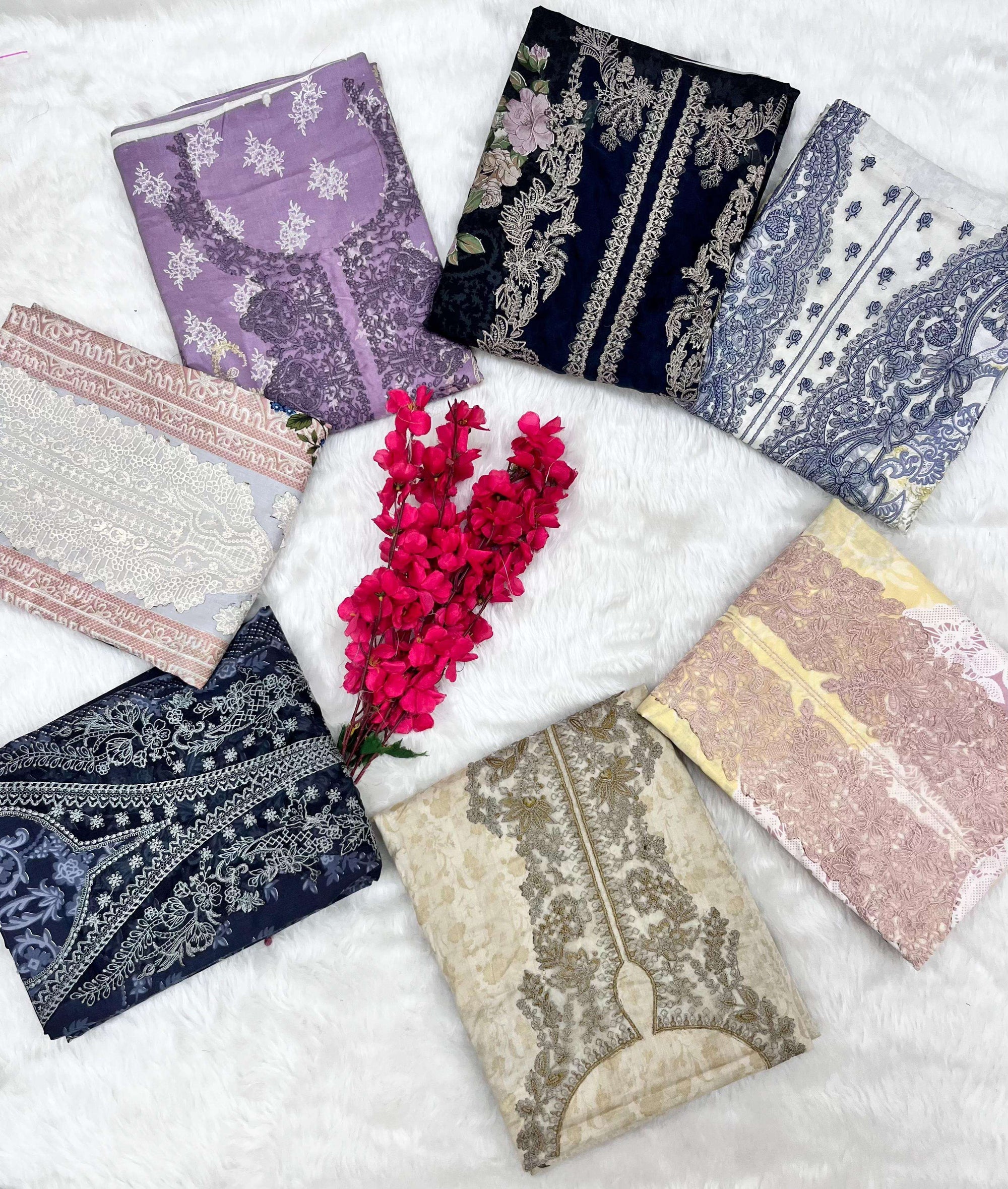 Elegant Pure Cotton Printed Suit with Embroidered Dupatta