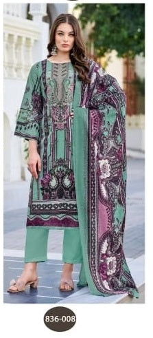 Pakistani Lawn Suit Ready-to-Wear | Embroidered Cotton Dress