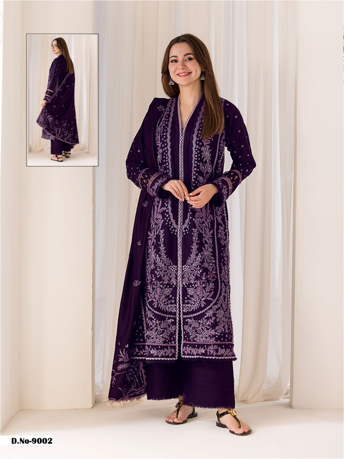 Zubinaa  - Heavy Lawn Cotton Karachi Printed Suits with Mal Mal Dupatta