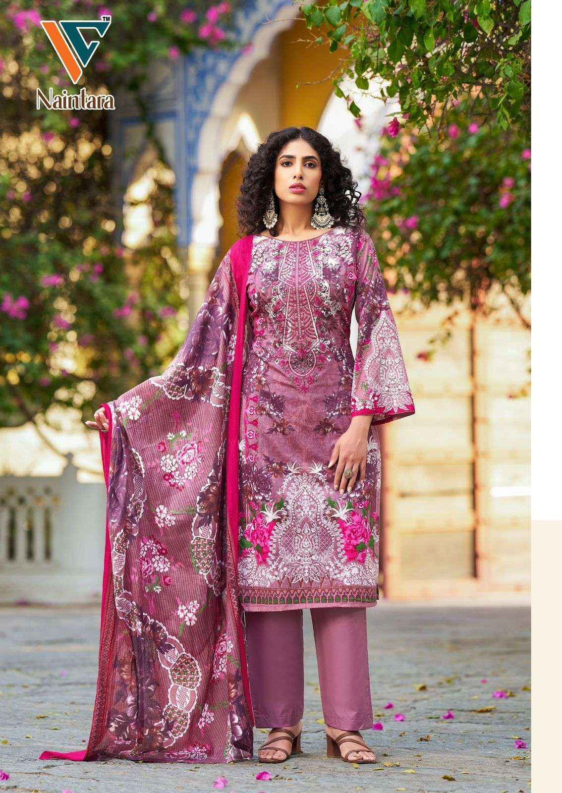 Vandana Creation Naintara - Cotton Readymade Salwar Suit Set