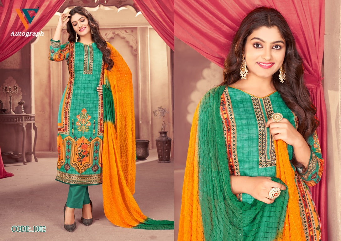 Vandana Autograph - Pakistani Digital Print Readymade Suit for Women