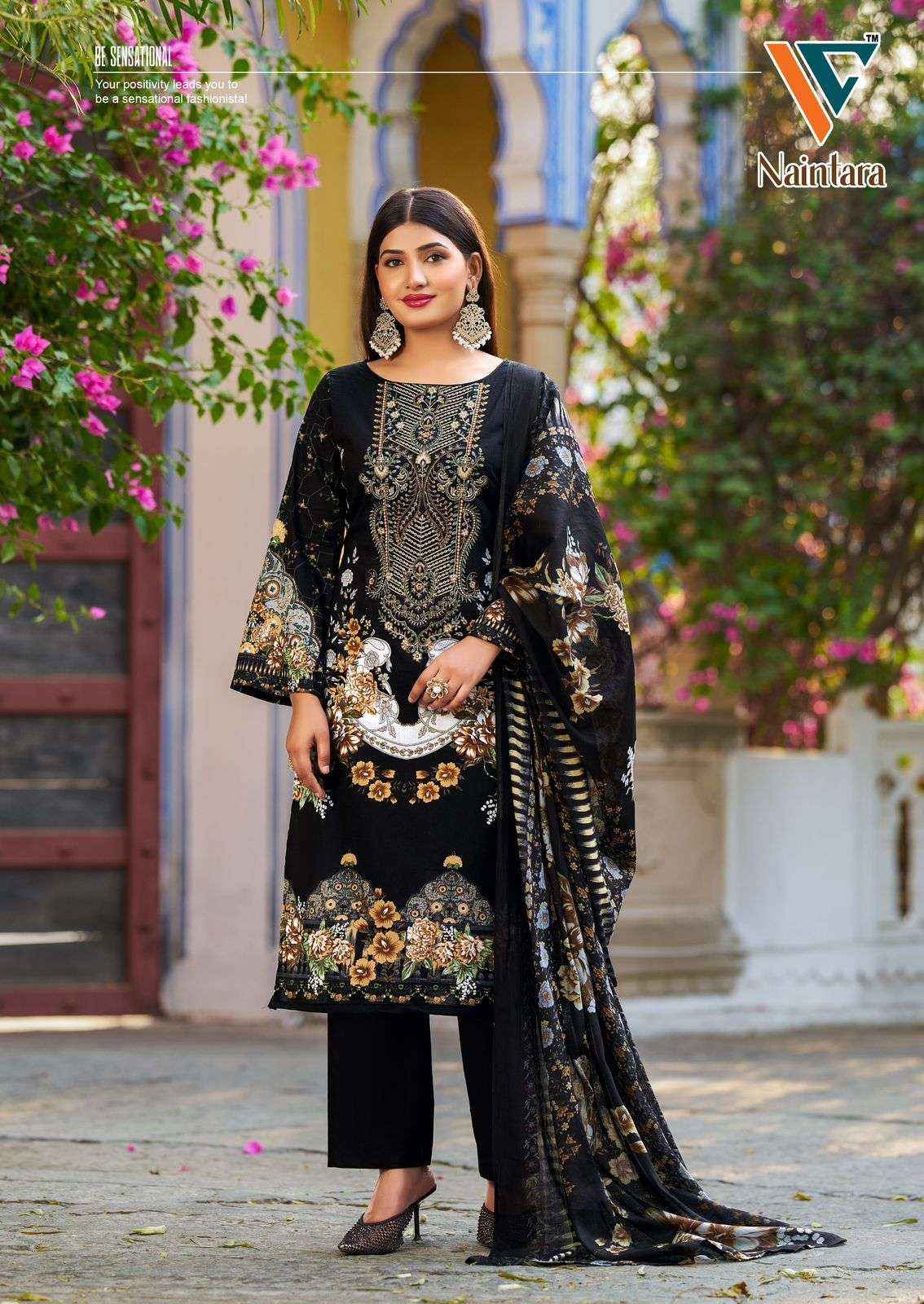 Vandana Creation Naintara - Cotton Readymade Salwar Suit Set