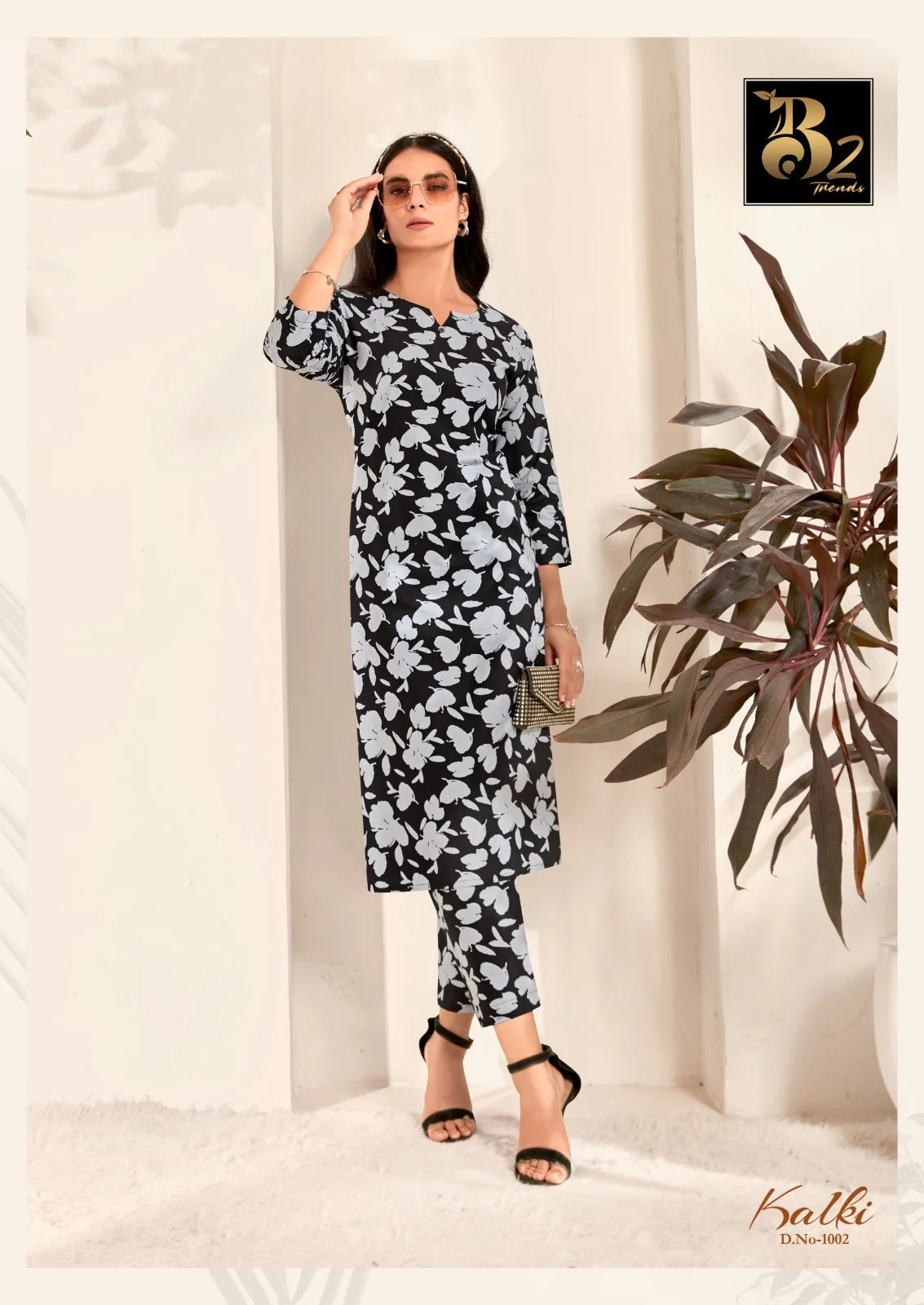 Kalki Trends  Cotton Printed Co-Ord Set for Women - Stylish Casual Wear Co-Ord