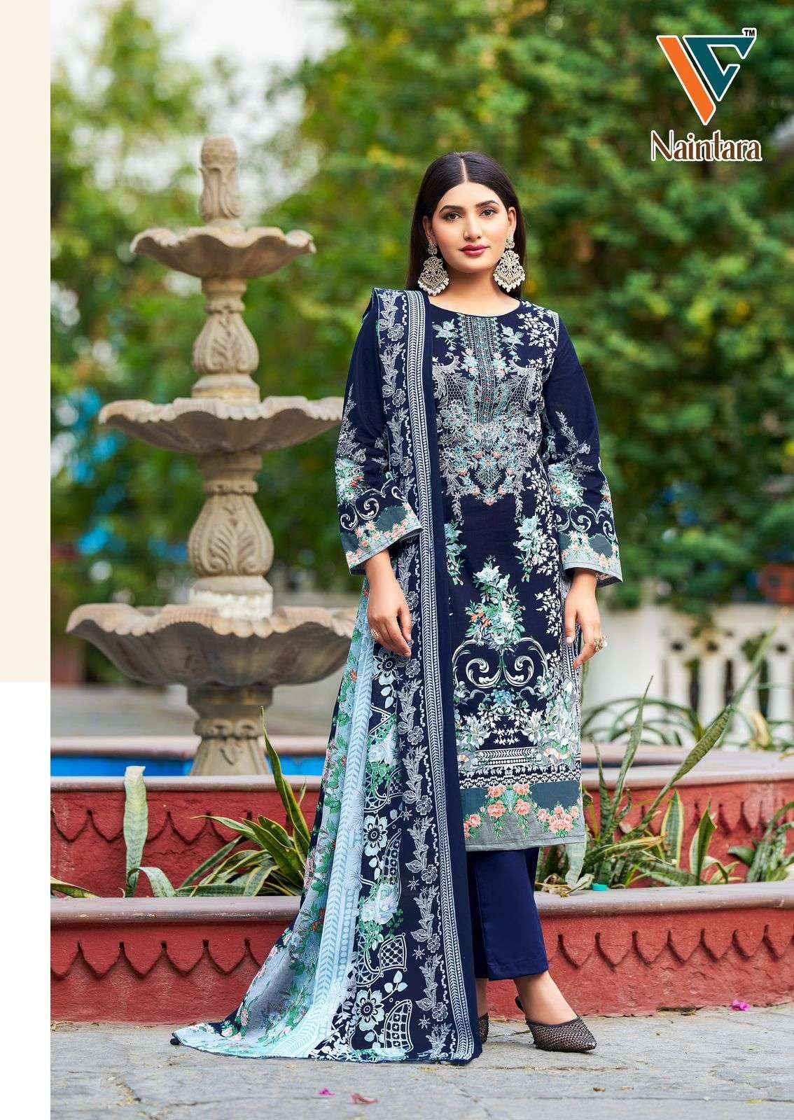 Vandana Creation Naintara - Cotton Readymade Salwar Suit Set