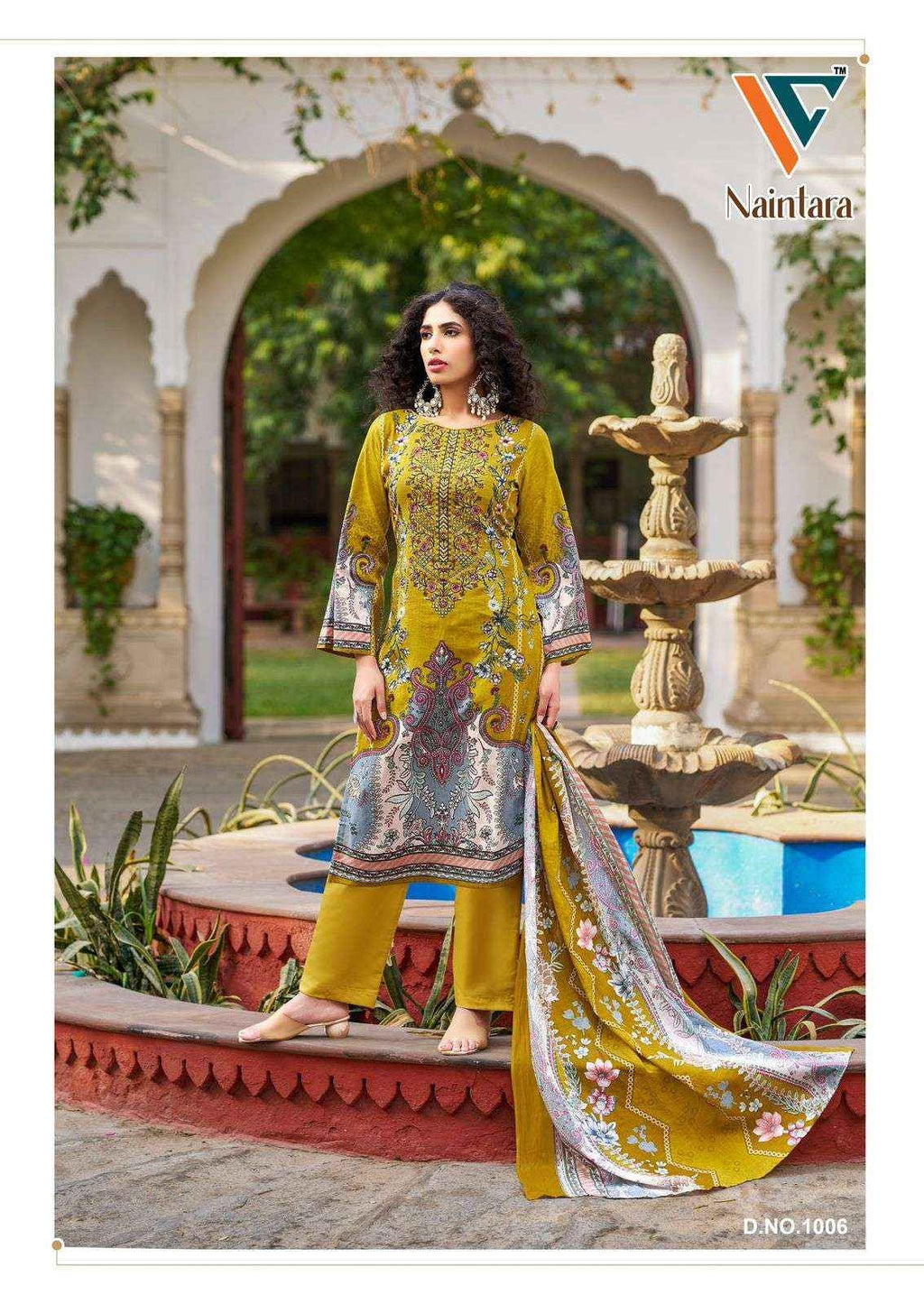Vandana Creation Naintara - Cotton Readymade Salwar Suit Set
