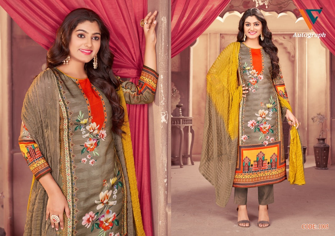 Vandana Autograph - Pakistani Digital Print Readymade Suit for Women