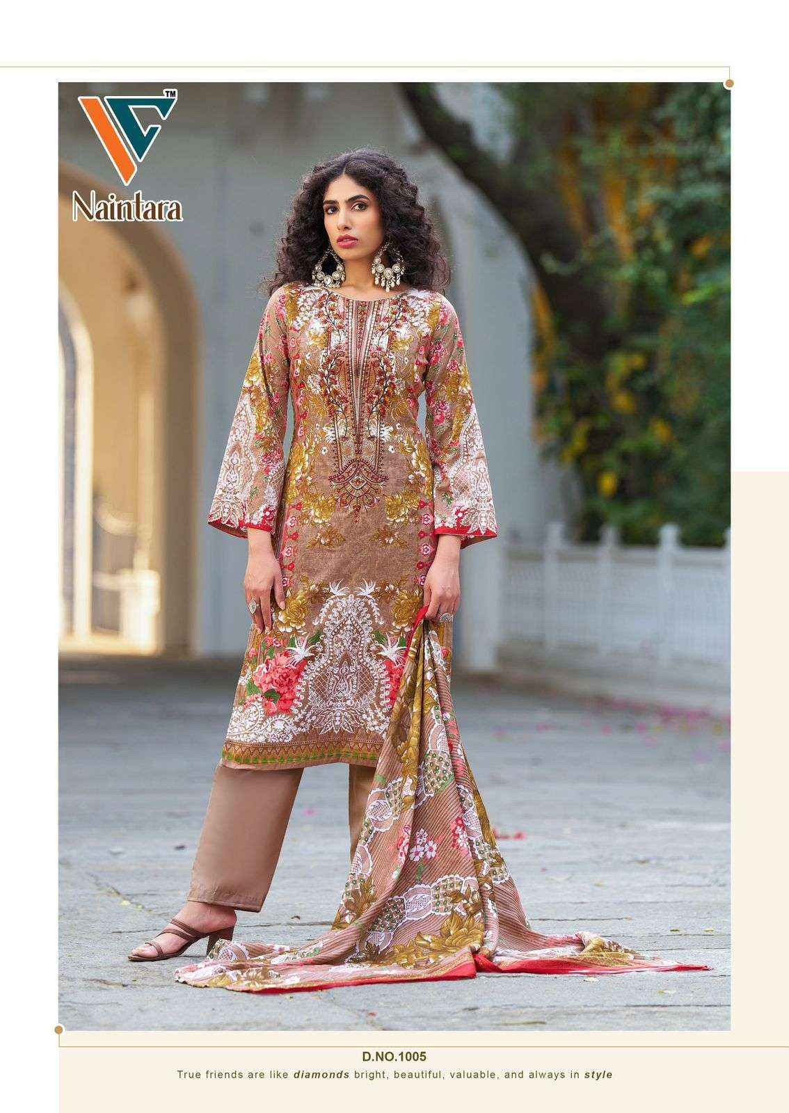 Vandana Creation Naintara - Cotton Readymade Salwar Suit Set