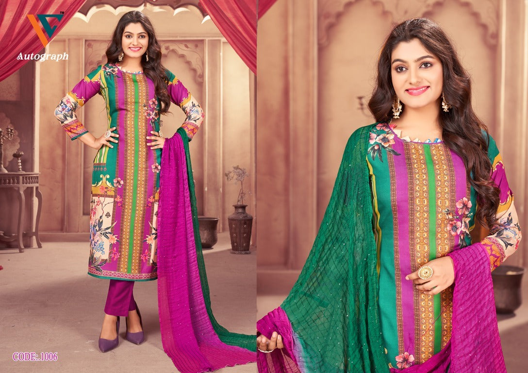 Vandana Autograph - Pakistani Digital Print Readymade Suit for Women
