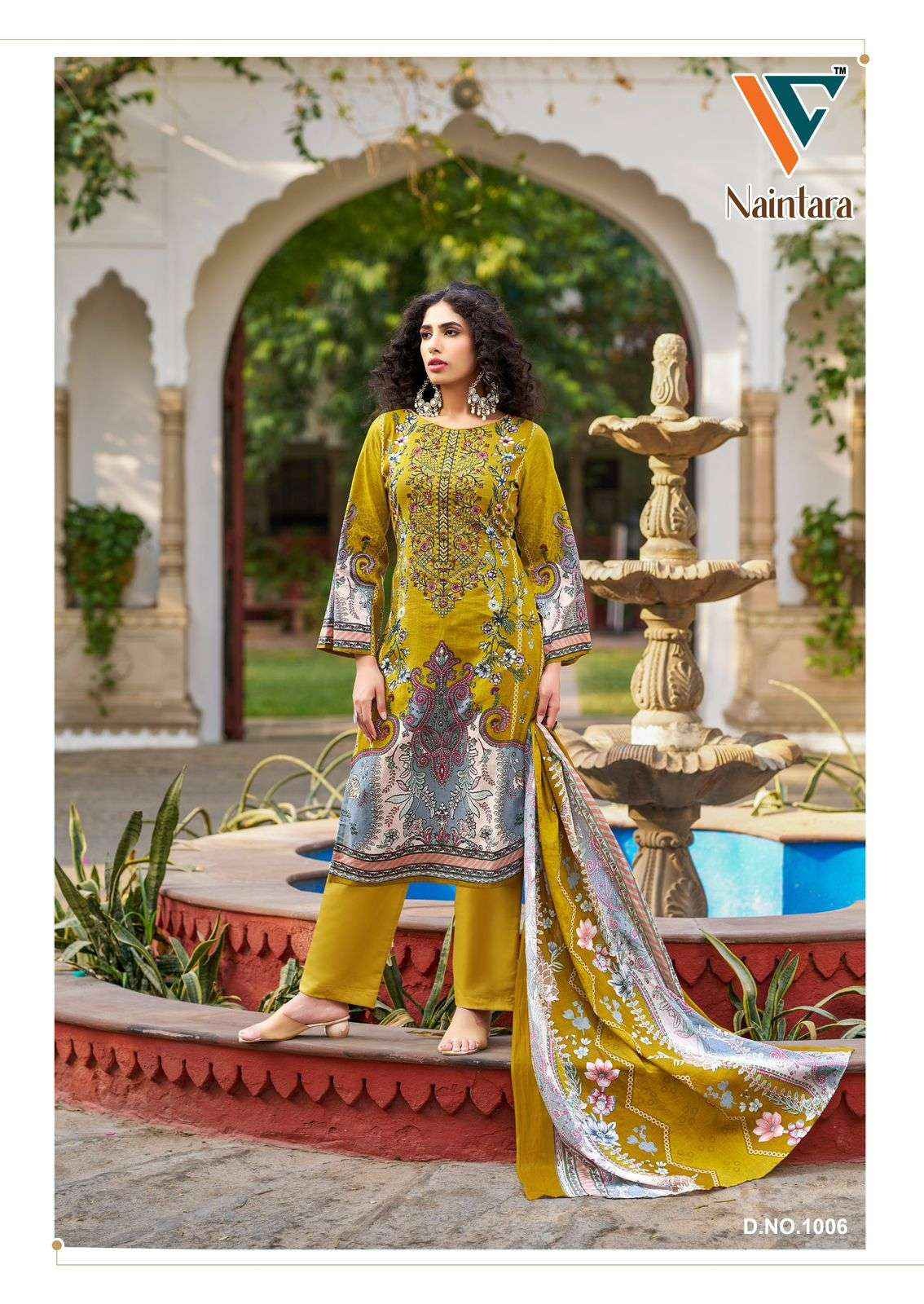 Vandana Creation Naintara - Cotton Readymade Salwar Suit Set