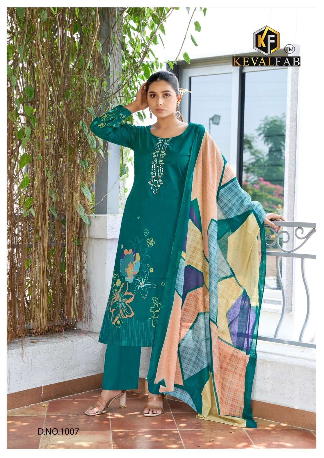 Keval Fab Aalaya  Pure Heavy Cotton Readymade Suit - Pakistani Salwar Kameez Readymade