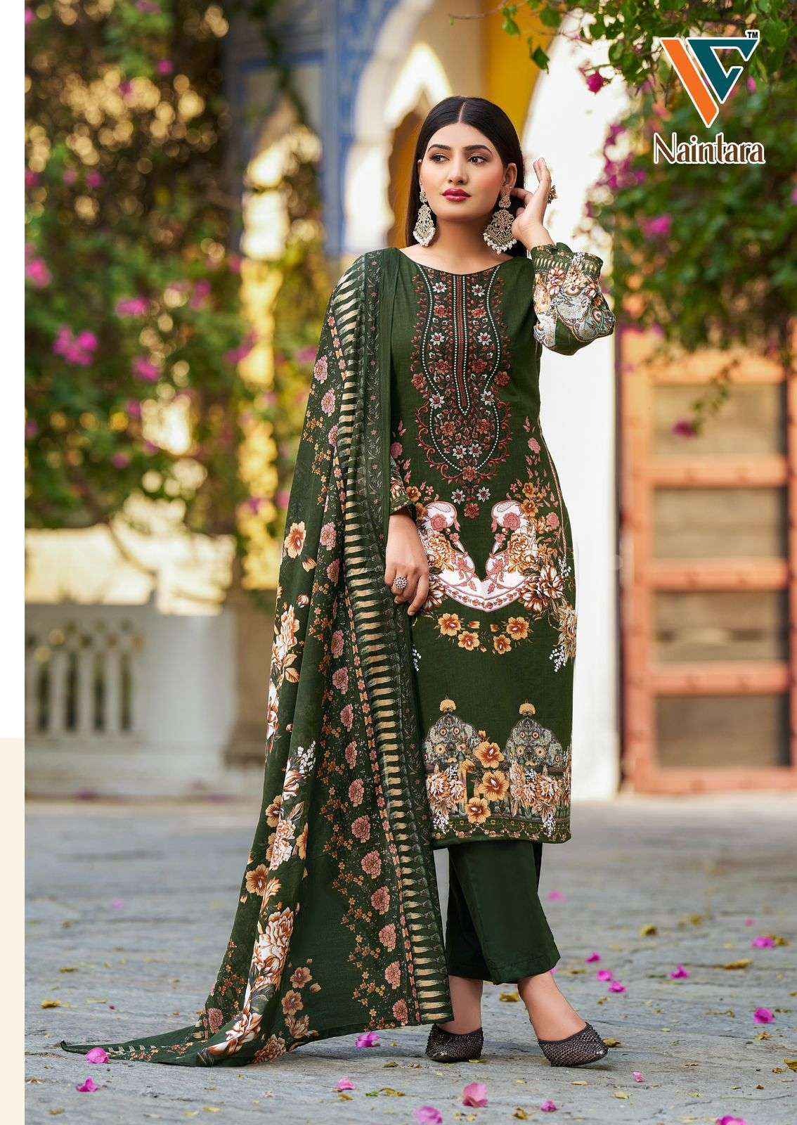 Vandana Creation Naintara - Cotton Readymade Salwar Suit Set