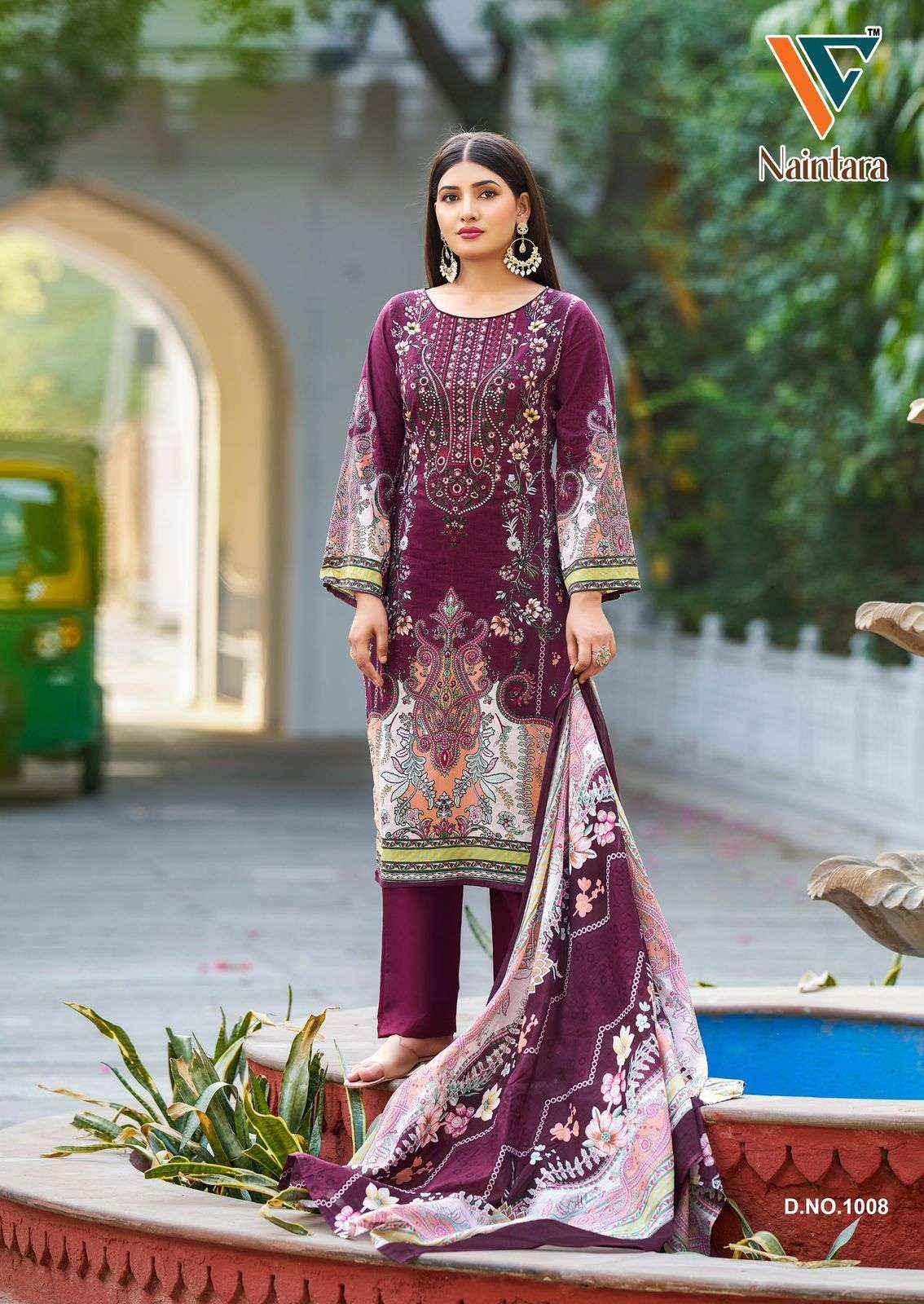 Vandana Creation Naintara - Cotton Readymade Salwar Suit Set