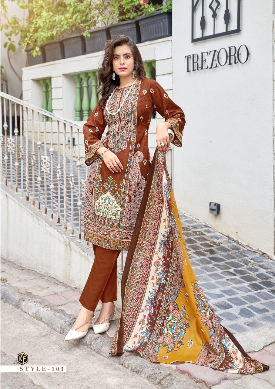 Keval Fab Jazmin- Premium Soft Cotton Readymade Pakistani Salwar Kameez