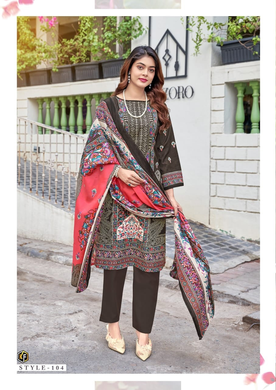 Keval Fab Jazmin- Premium Soft Cotton Readymade Pakistani Salwar Kameez