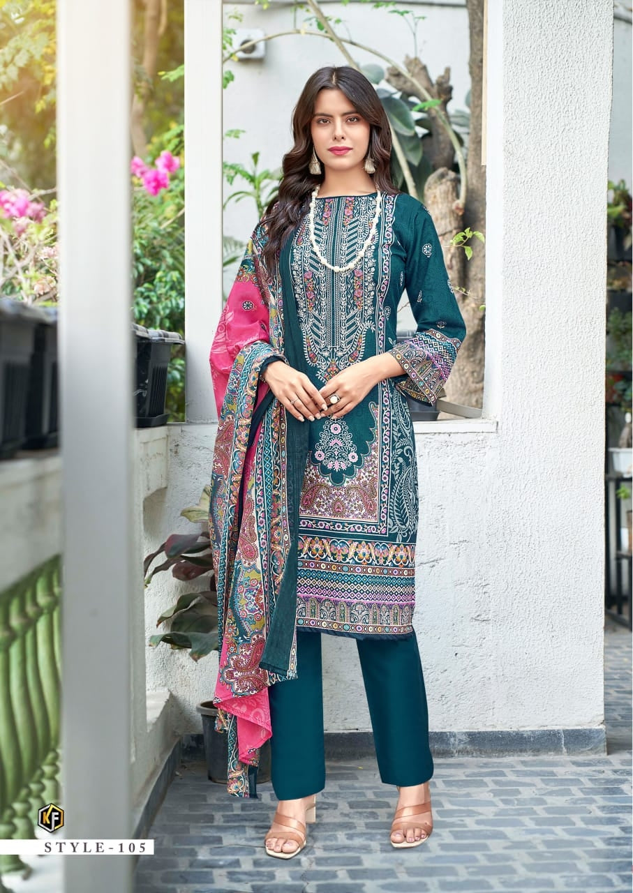 Keval Fab Jazmin- Premium Soft Cotton Readymade Pakistani Salwar Kameez