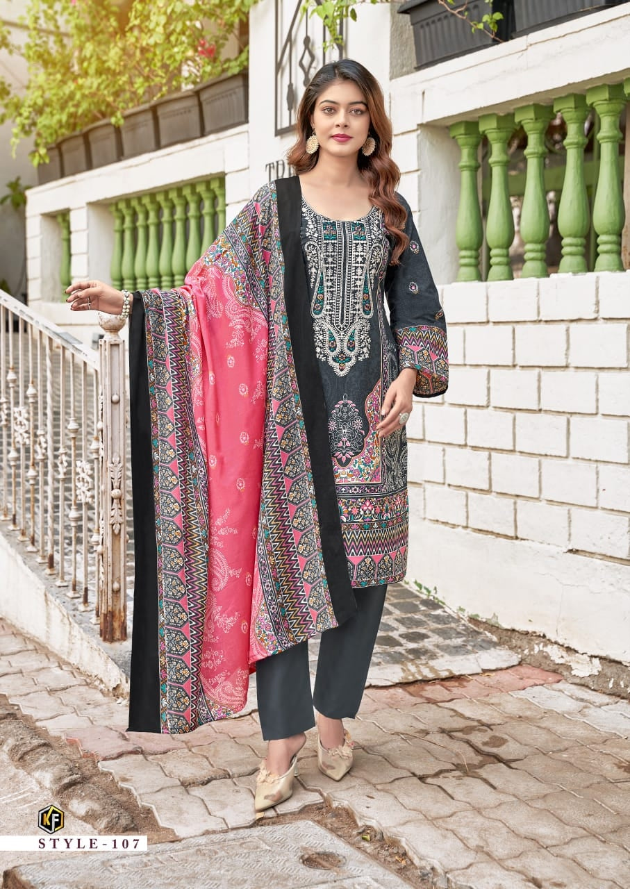 Keval Fab Jazmin- Premium Soft Cotton Readymade Pakistani Salwar Kameez