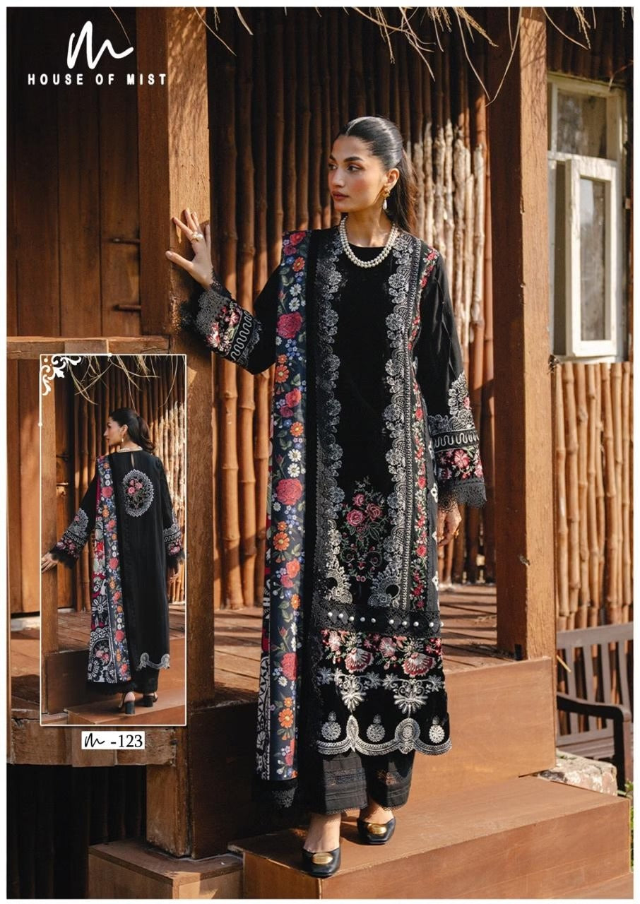 Ghazal Pure Cotton Unstitched Suit Set with Dupatta | Premium Cotton Dress Material