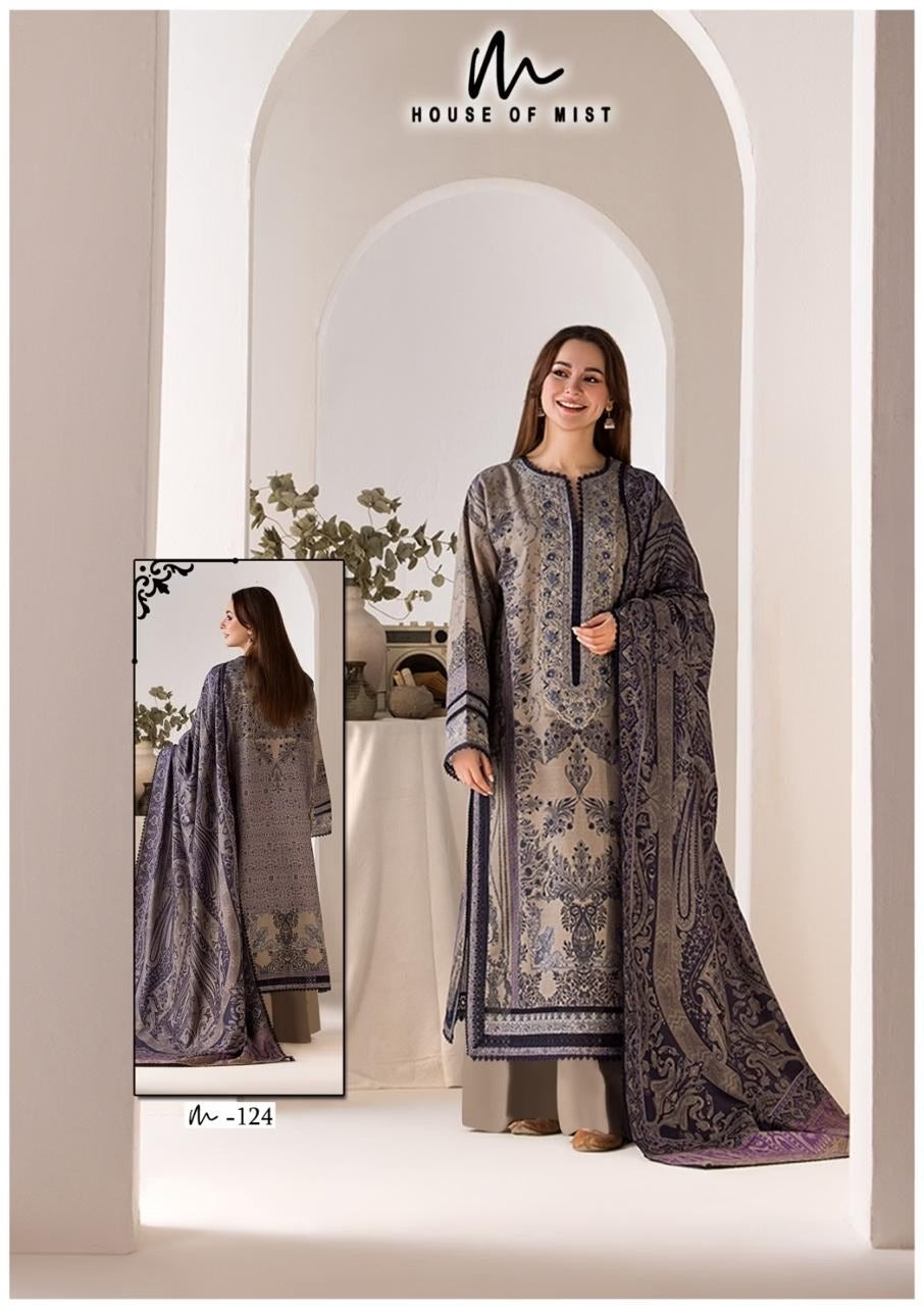 Ghazal Pure Cotton Unstitched Suit Set with Dupatta | Premium Cotton Dress Material