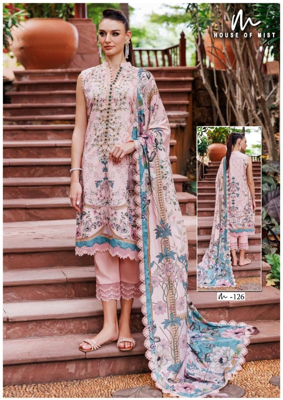 Ghazal Pure Cotton Unstitched Suit Set with Dupatta | Premium Cotton Dress Material