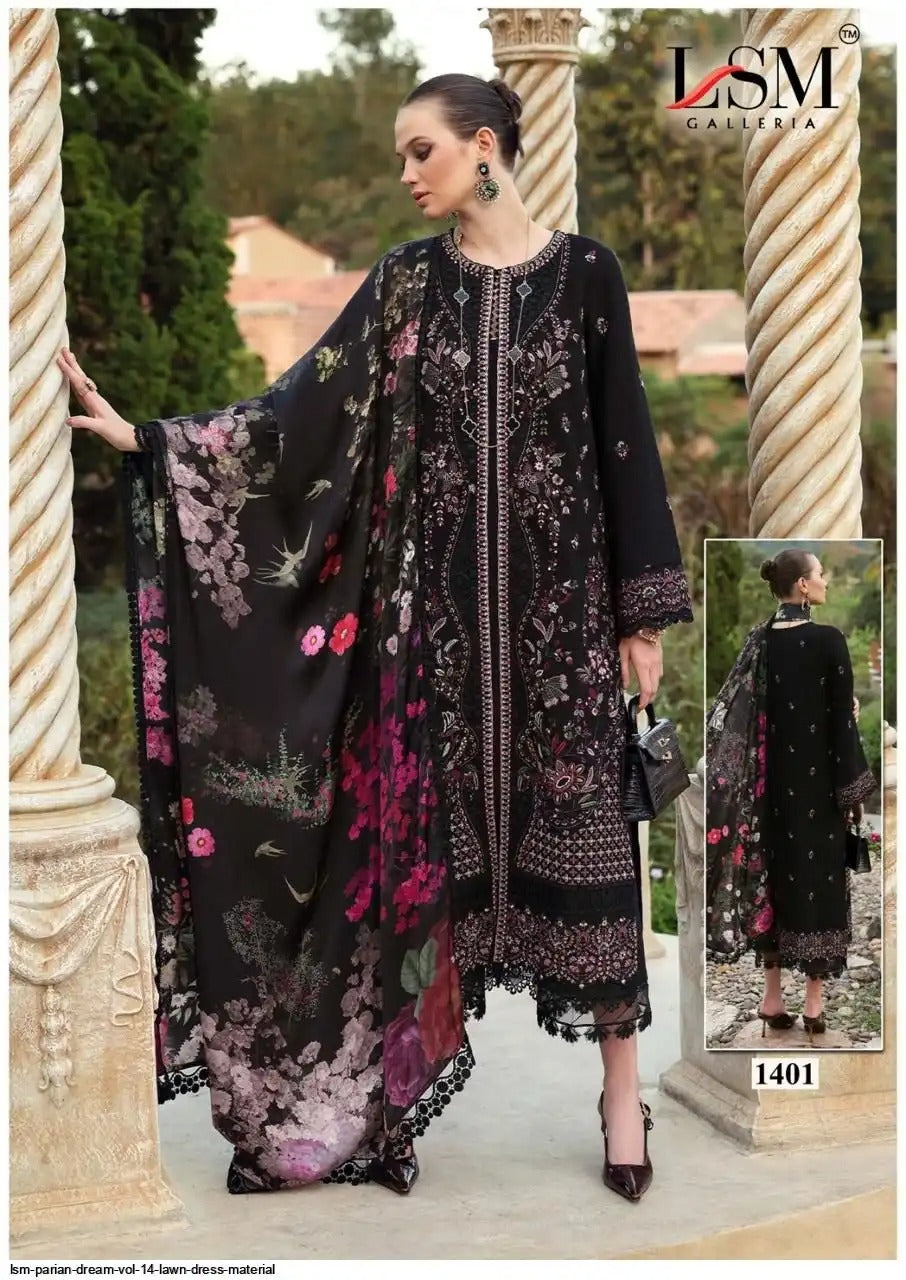 Parian Dream | Pure Heavy Lawn Cotton Suits | Pakistani Salwar Kameez Dress Material