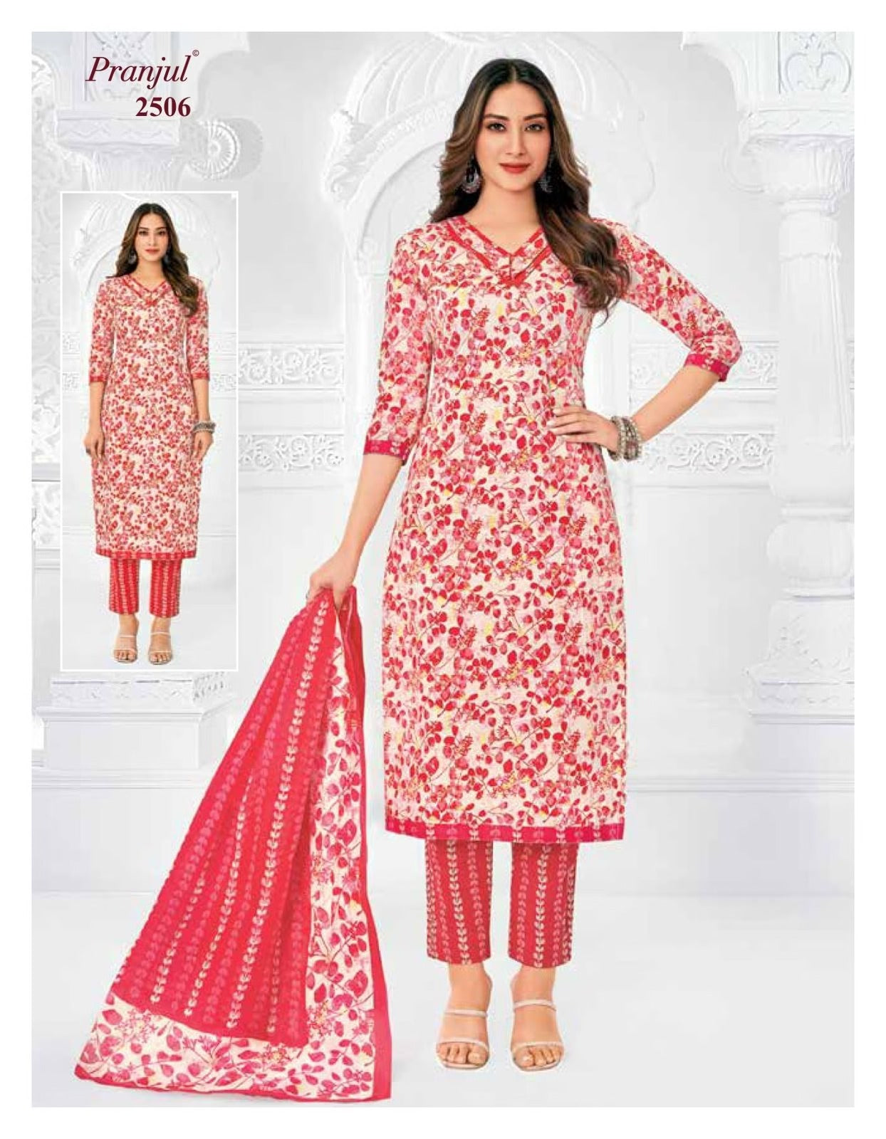 Pranjul Priyanka Readymade Cotton Suit Set