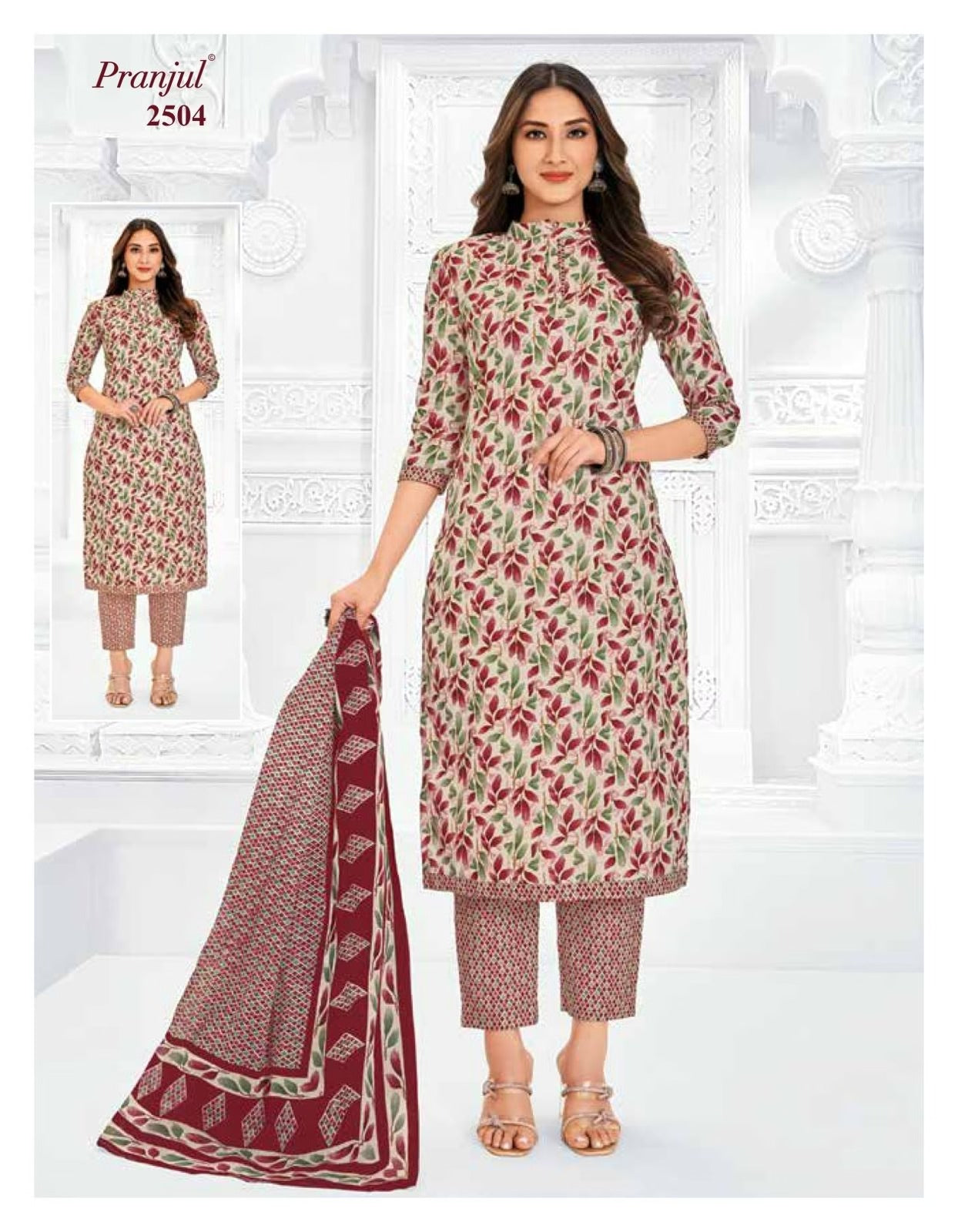 Pranjul Priyanka Readymade Cotton Suit Set