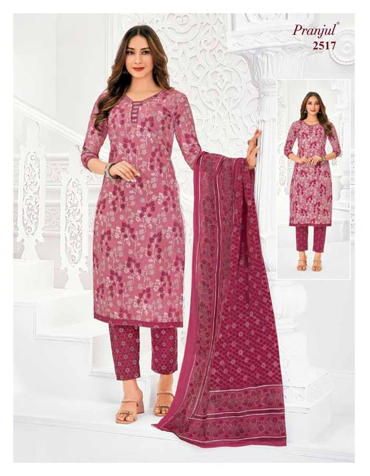 Pranjul Priyanka Readymade Suit - Kurta with Pant - Stitched Ethnic Wear