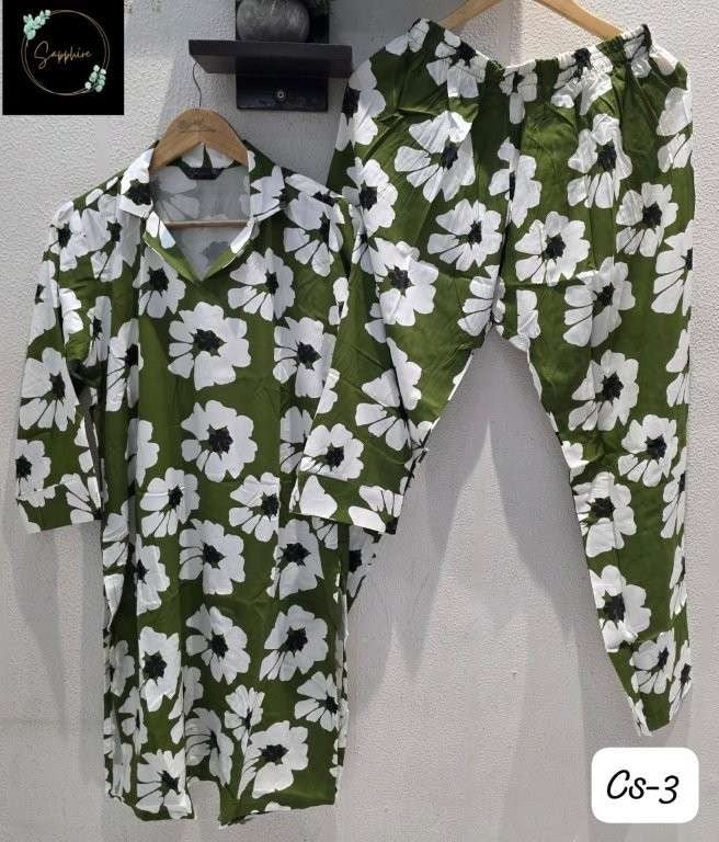 Bandhani Palace Cord Set  - Full Stitched Rayon Co-Ord Sets
