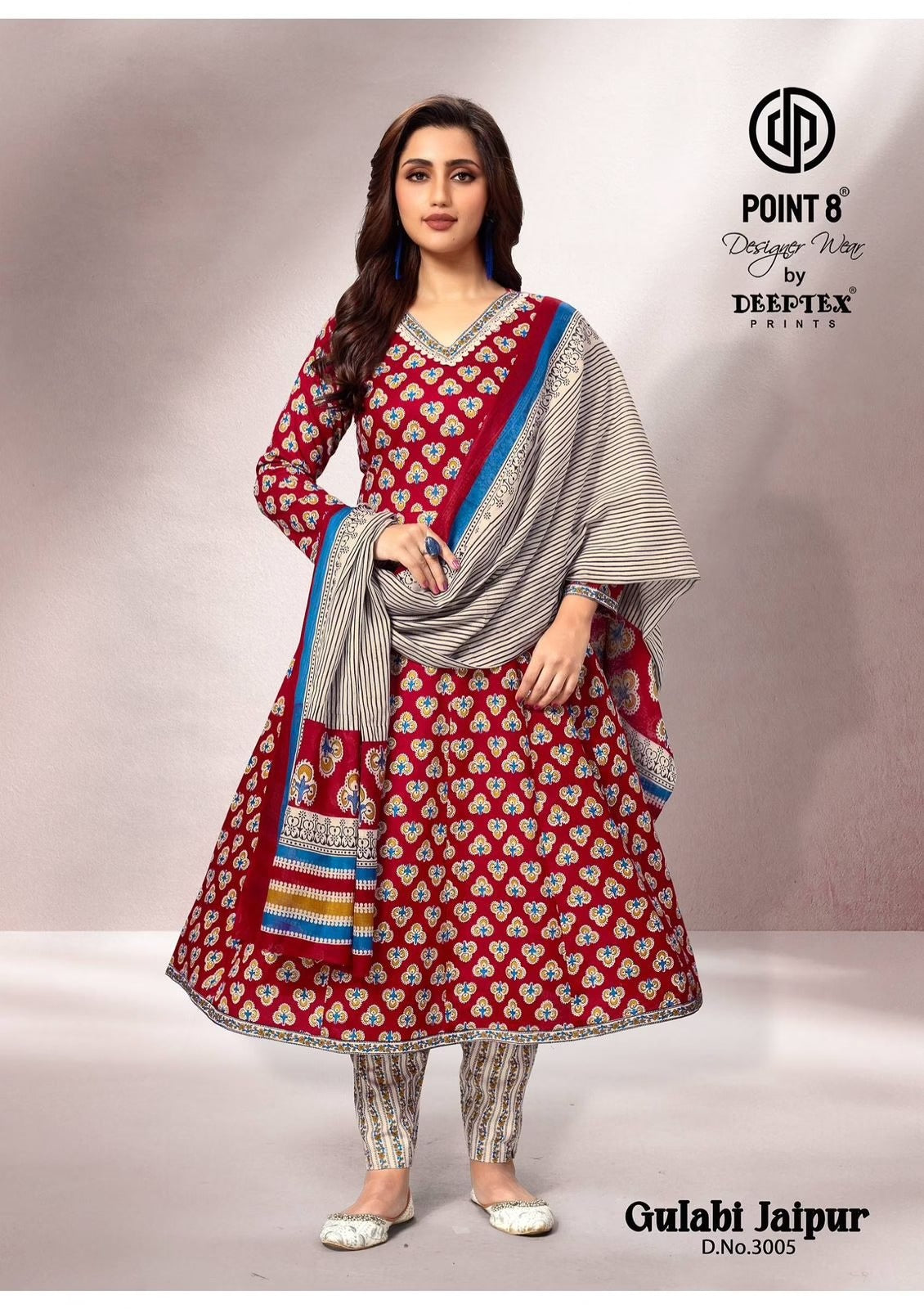 Deeptex Anarkali - Premium Cotton Readymade Anarkali Suits for Women