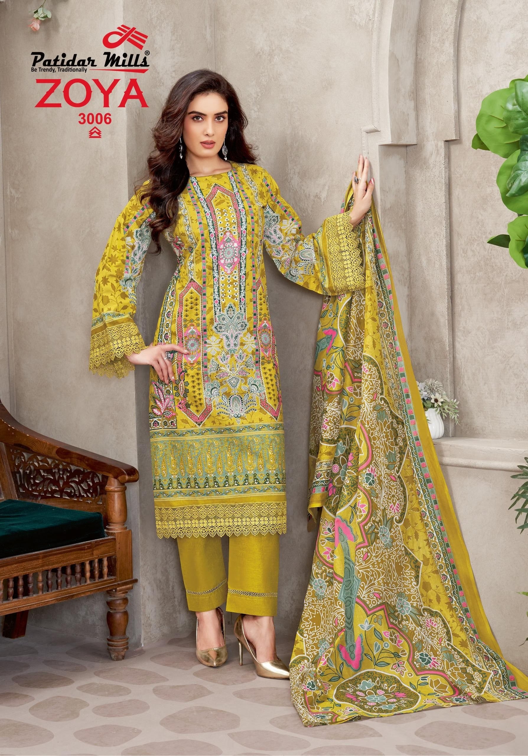 Zoya Exclusive Lawn Cotton Unstitched Dress Material for Women | Pure Cotton Bottom & Dupatta