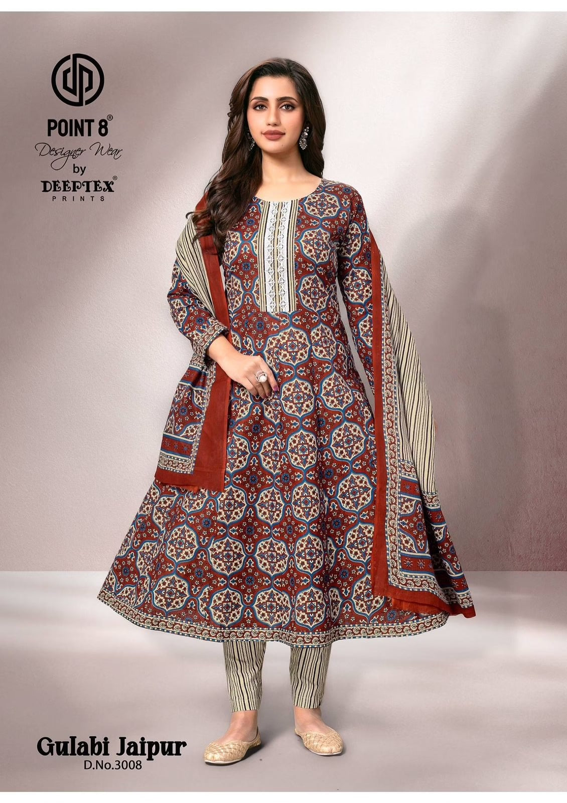 Deeptex Anarkali - Premium Cotton Readymade Anarkali Suits for Women