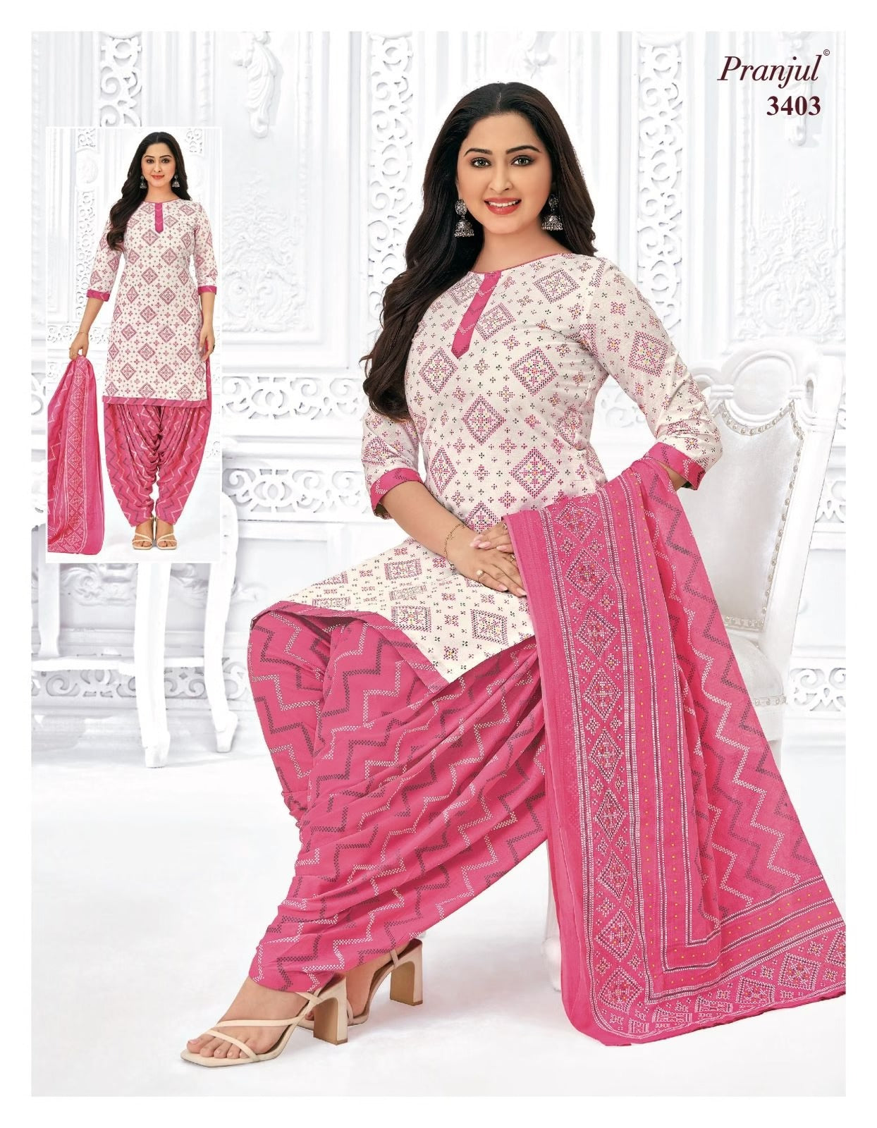 Pranjul Priyanshi Readymade Cotton Suit Collection | Stitched Kurta Pant Set for Women
