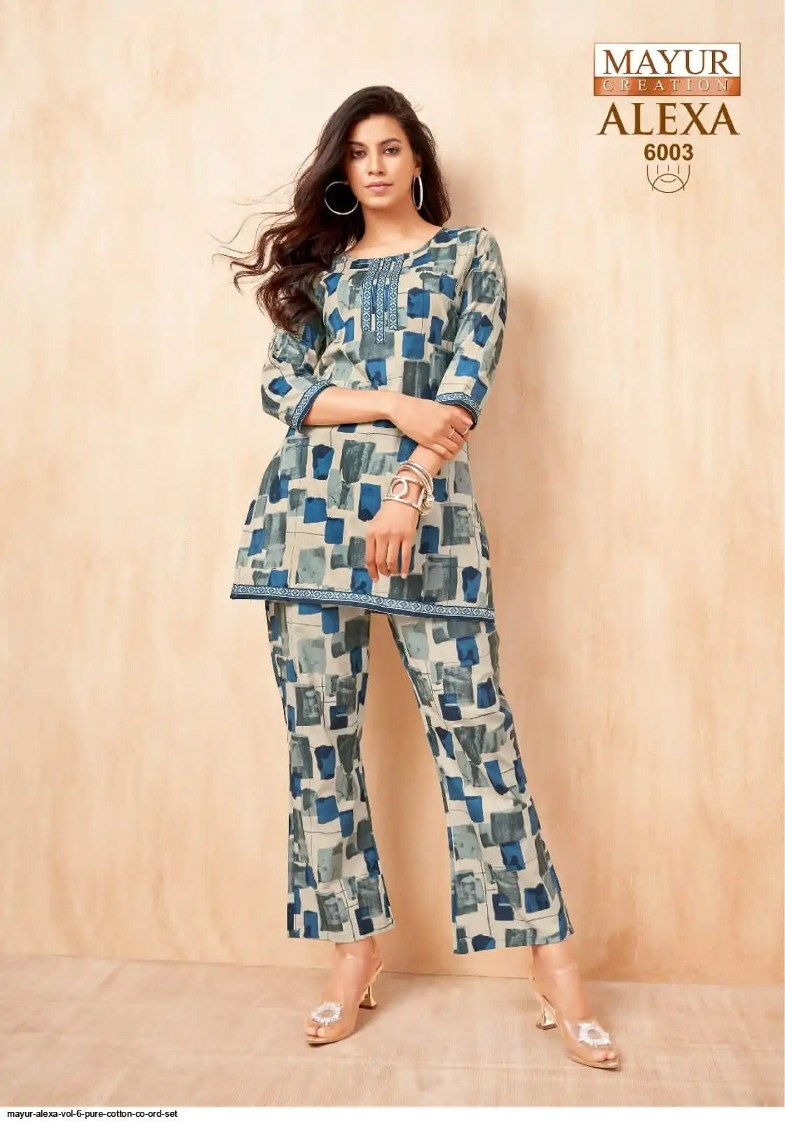 Mayur Alexa - Pure Cotton Co-Ord Set - Stylish Ethnic Wear