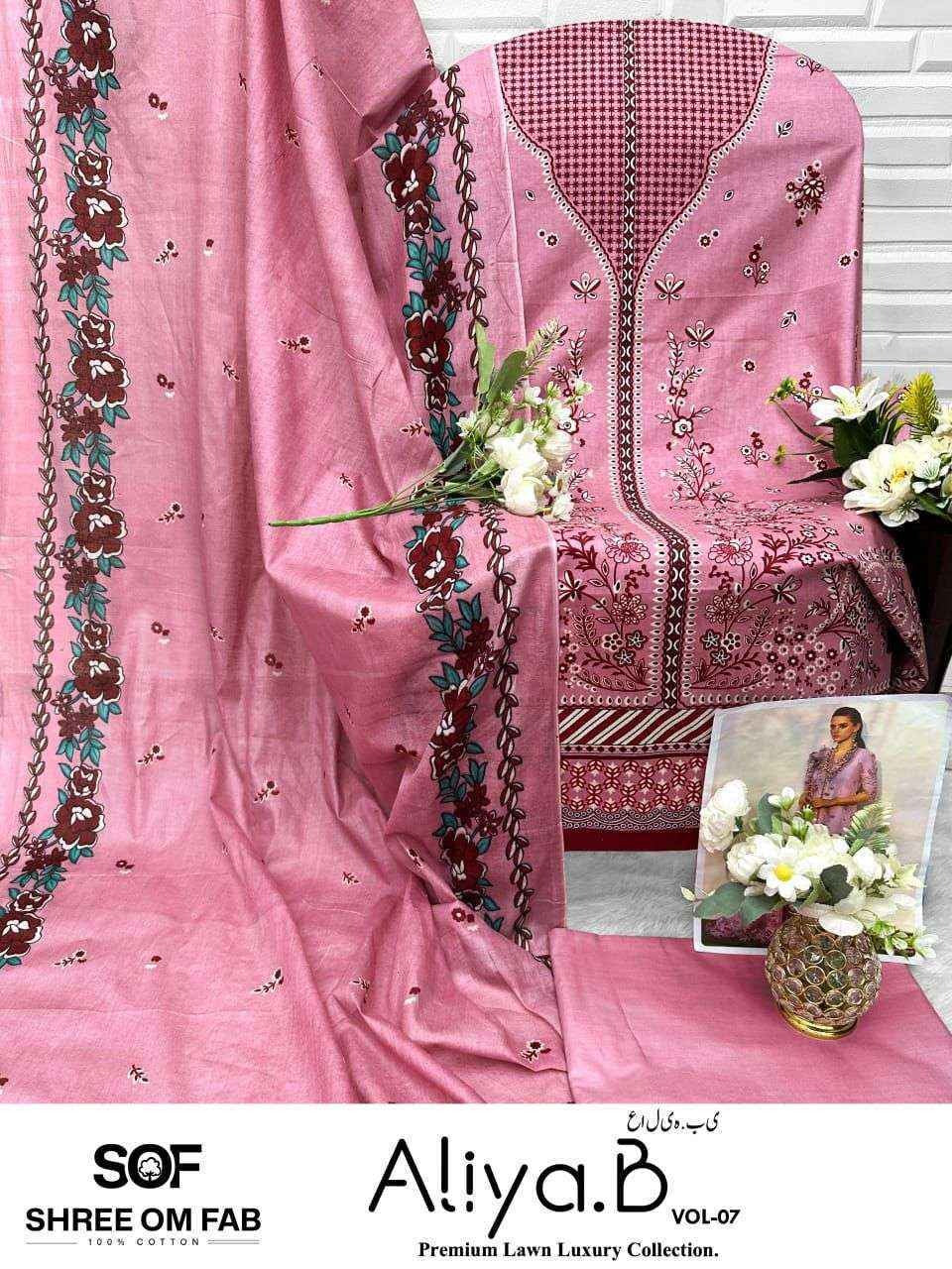 Shree Om Fab Aliya B - Karachi Cotton Printed Salwar Suit Readymade