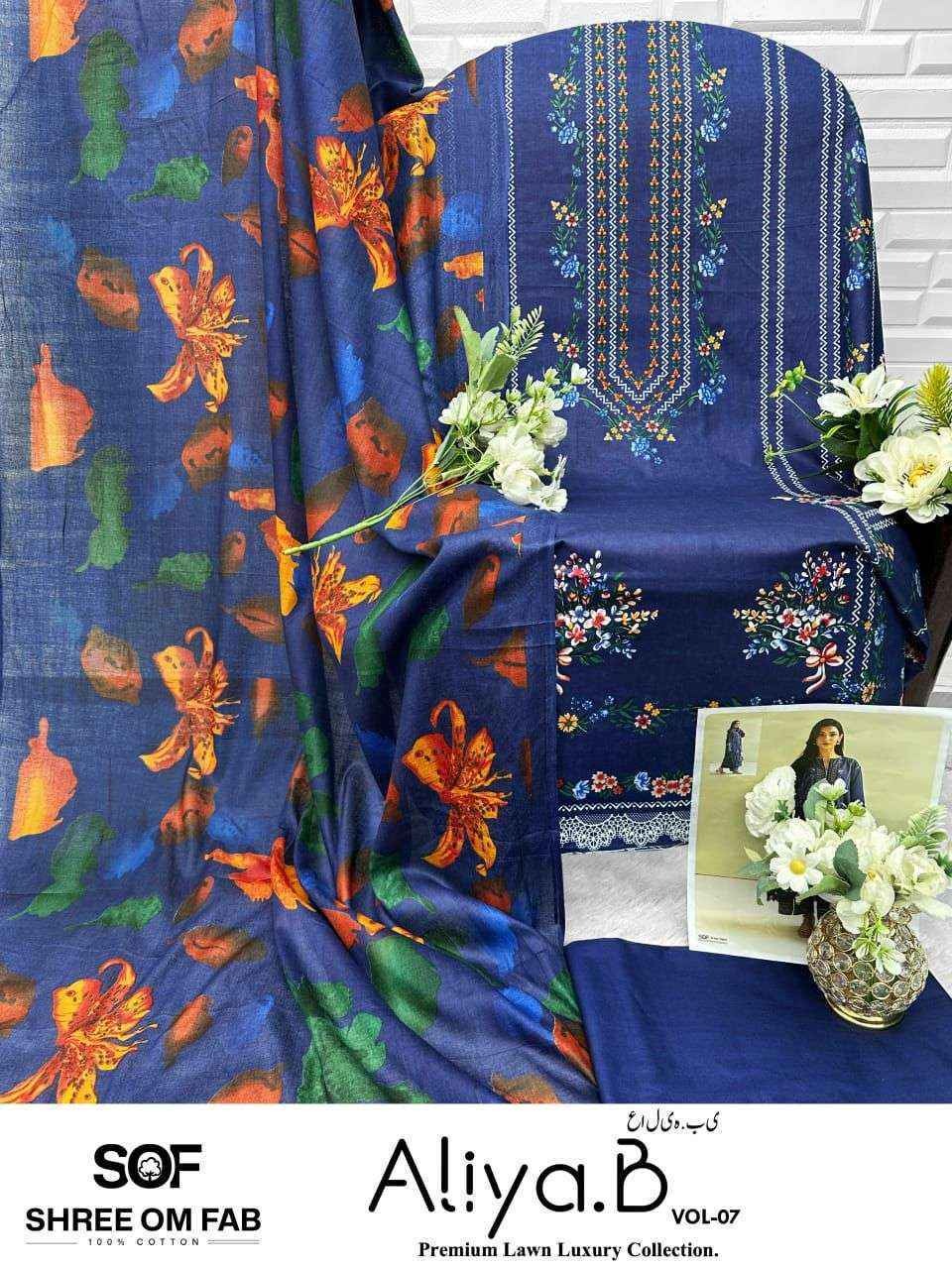 Shree Om Fab Aliya B - Karachi Cotton Printed Salwar Suit Readymade